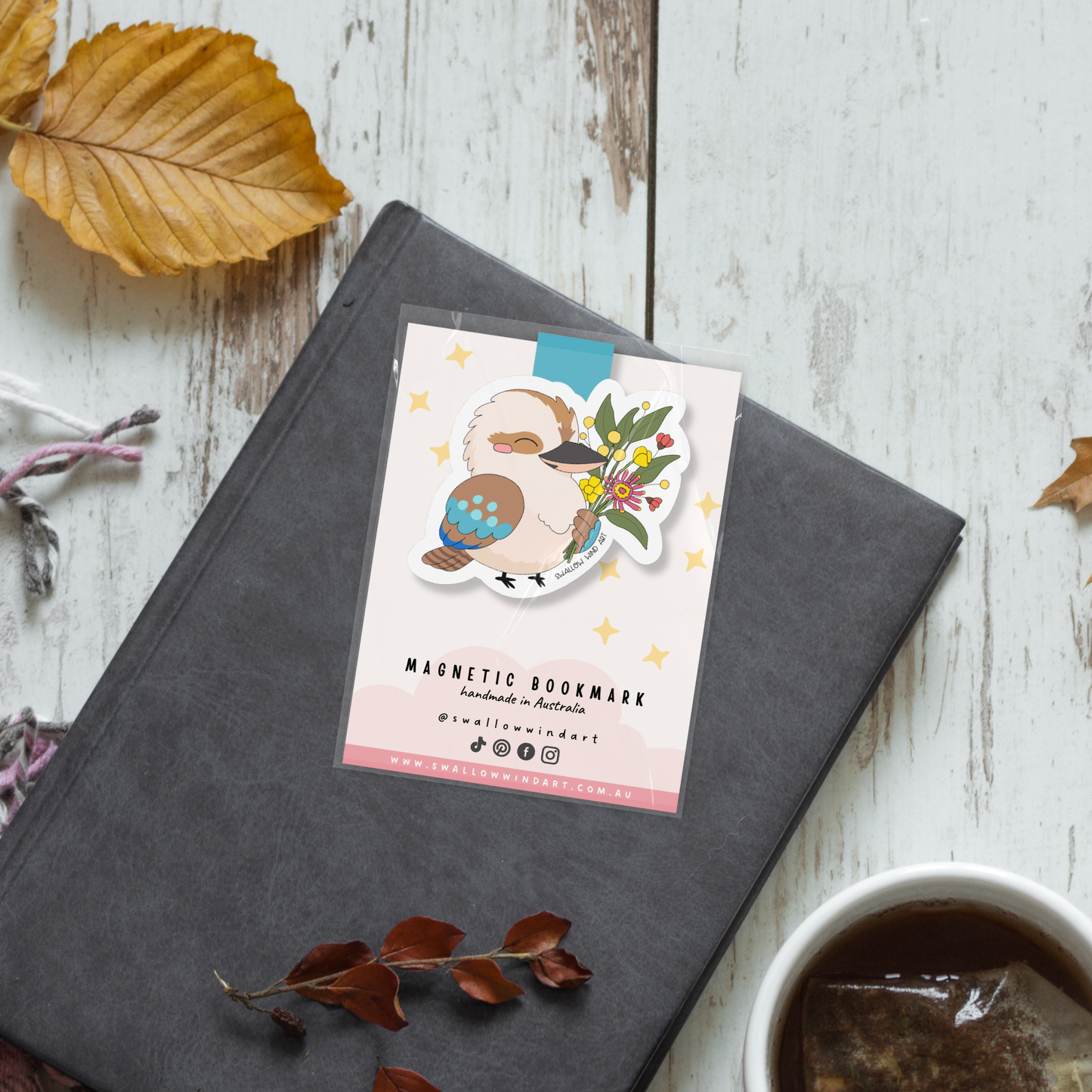 Magnetic Bookmark - Kookabura Blooms