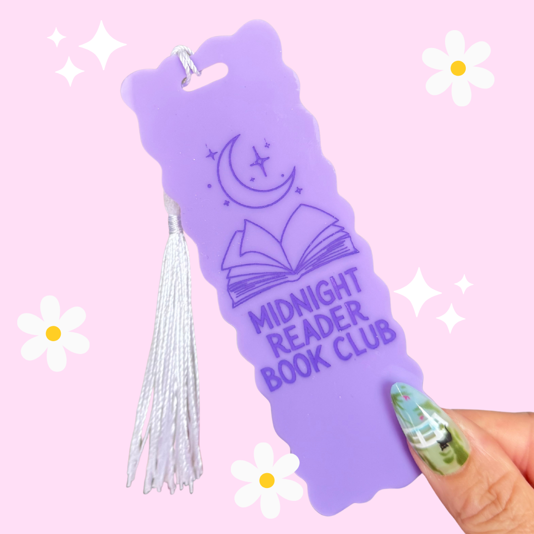 Midnight Reader Book Mark (Quirky, Funky, Kawaii,Y2K)