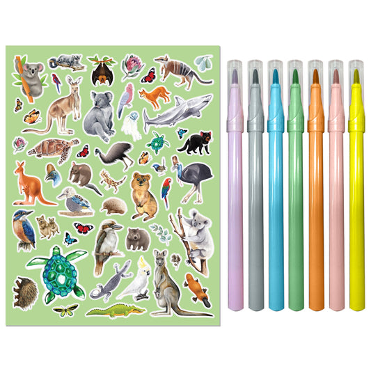 Kaleidoscope Colouring Australian Wildlife Kit