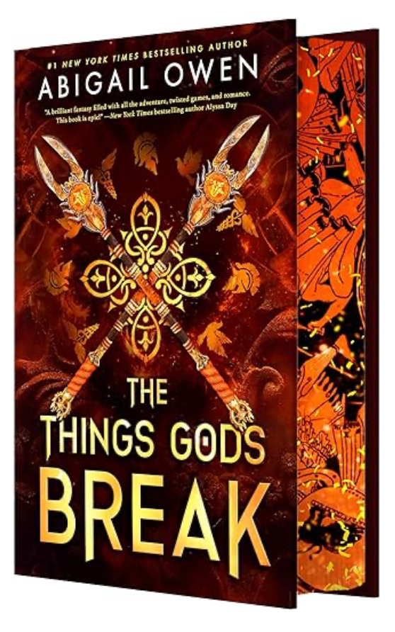 The Things Gods Break by Abigail Owen DELUXE HARDBACK EDITION WITH SPRAYED EDGES