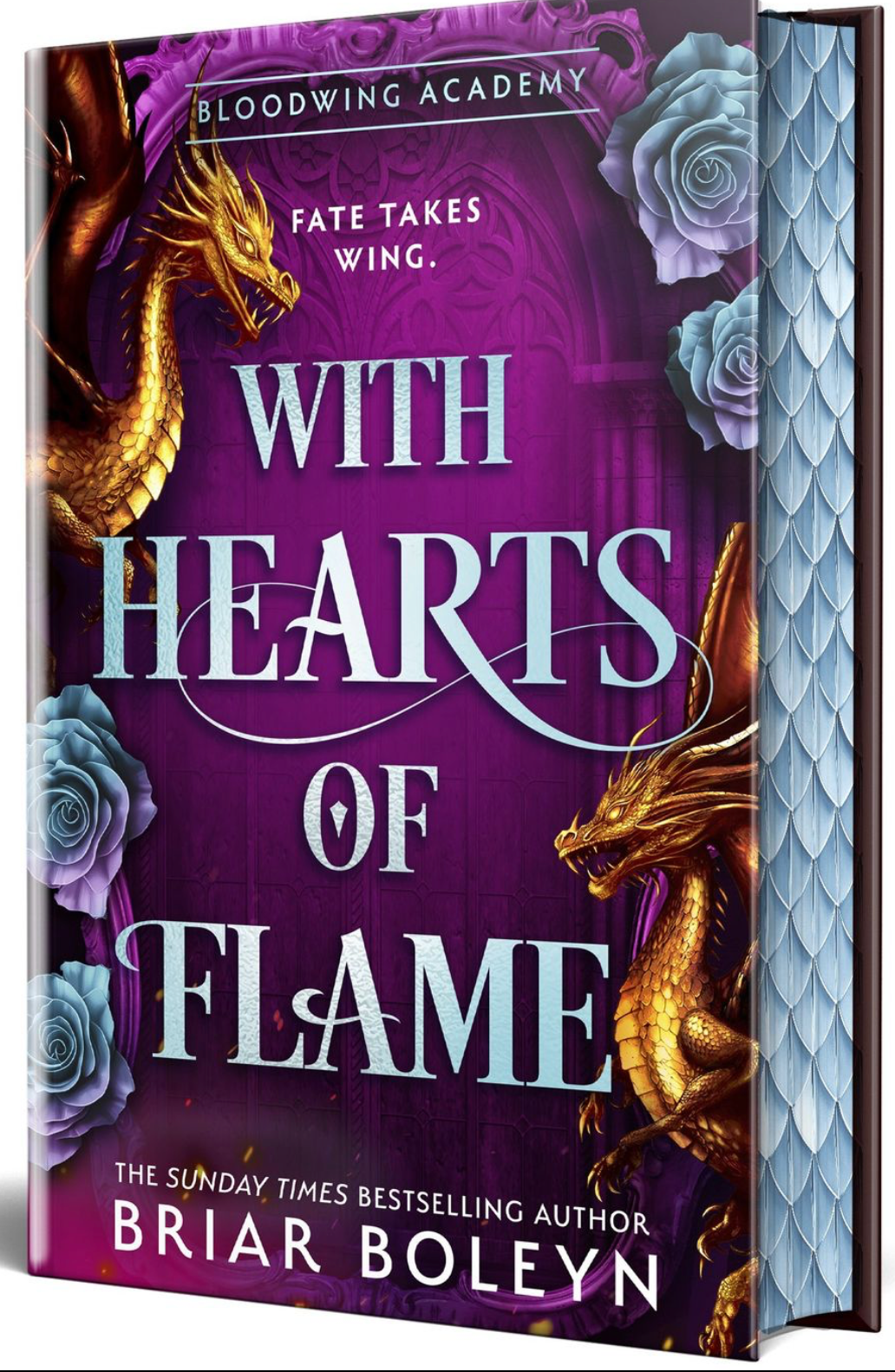 Pre-order: With Hearts of Flame (Bloodwing Academy, Book 4) Hardback Special Edition