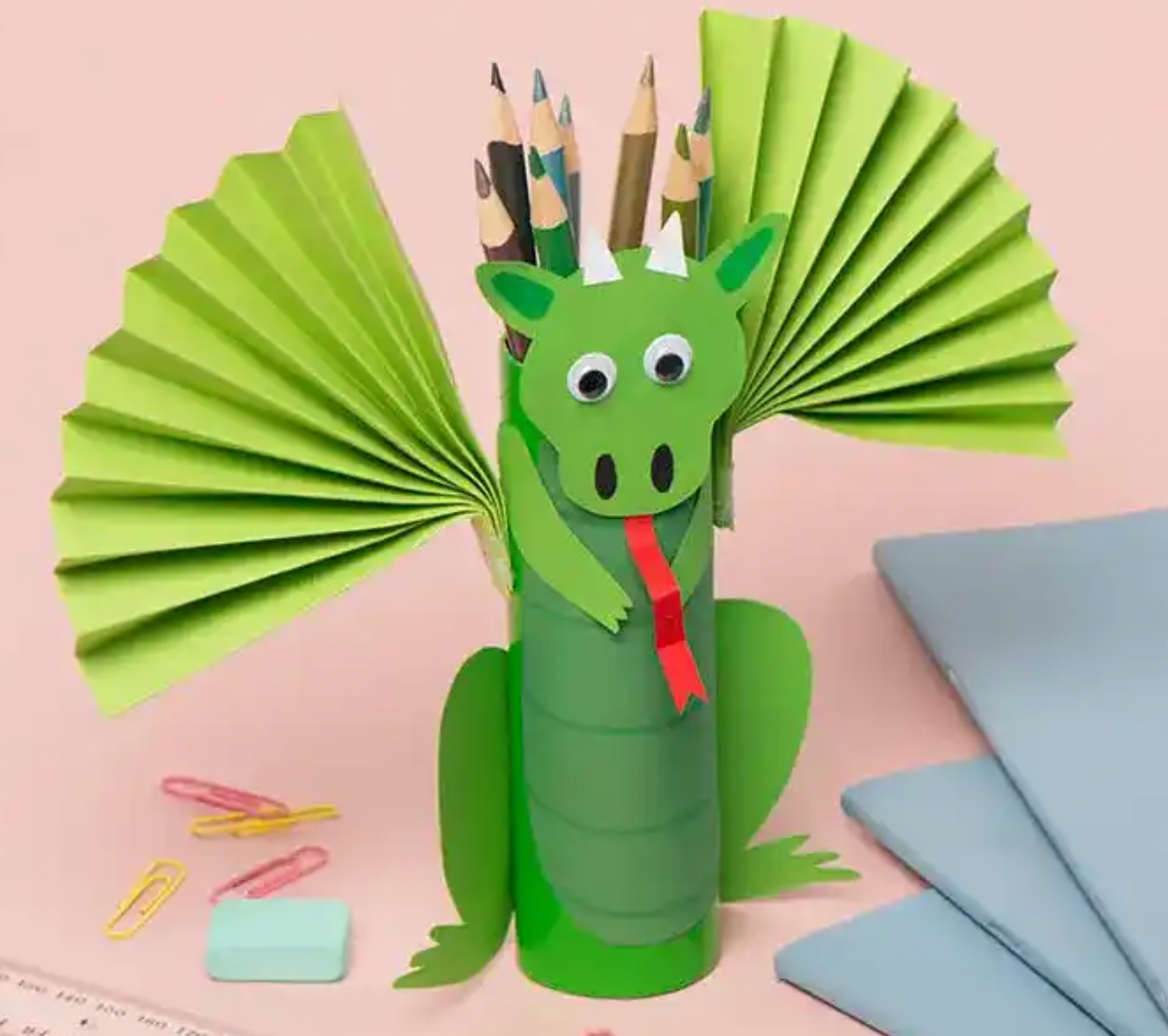 School Holiday Activities: Dragon Pencil Pot Crafting