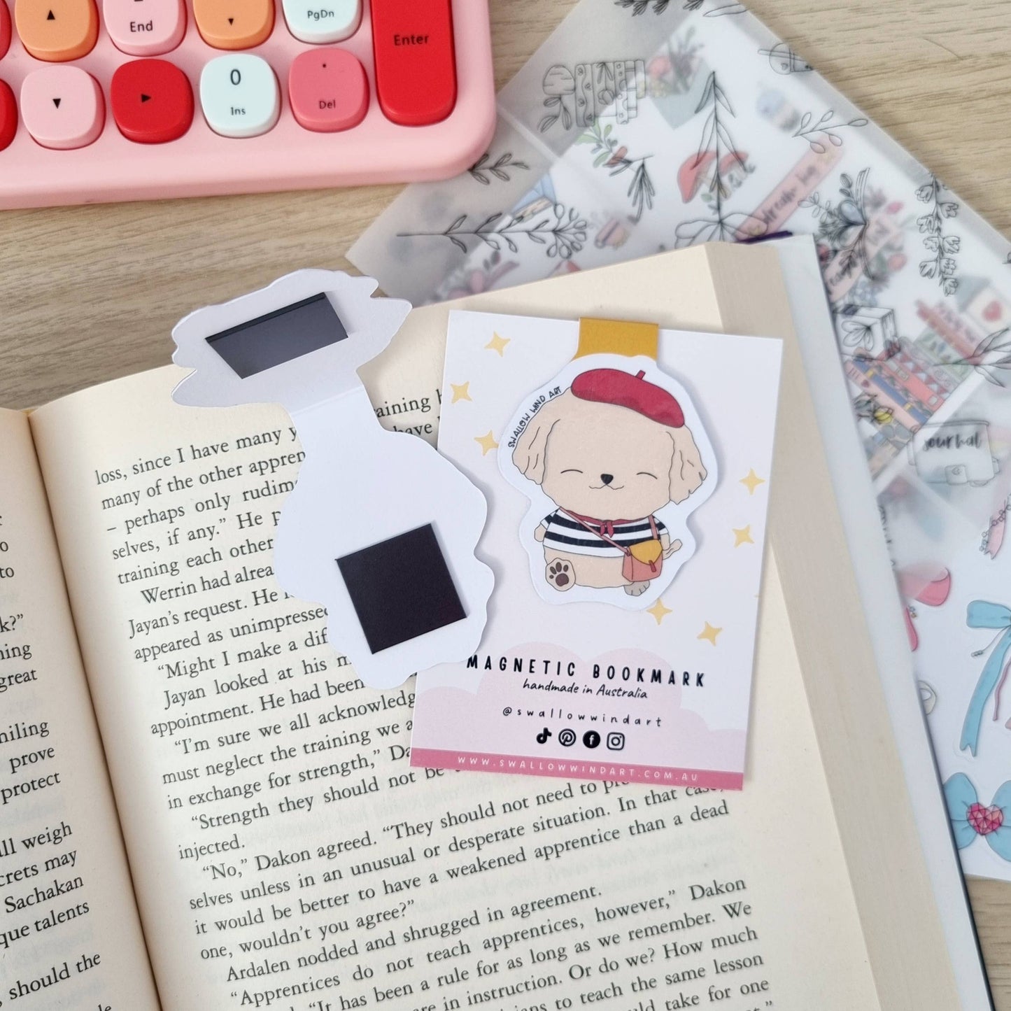 Magnetic Bookmark - Groodle The Artist