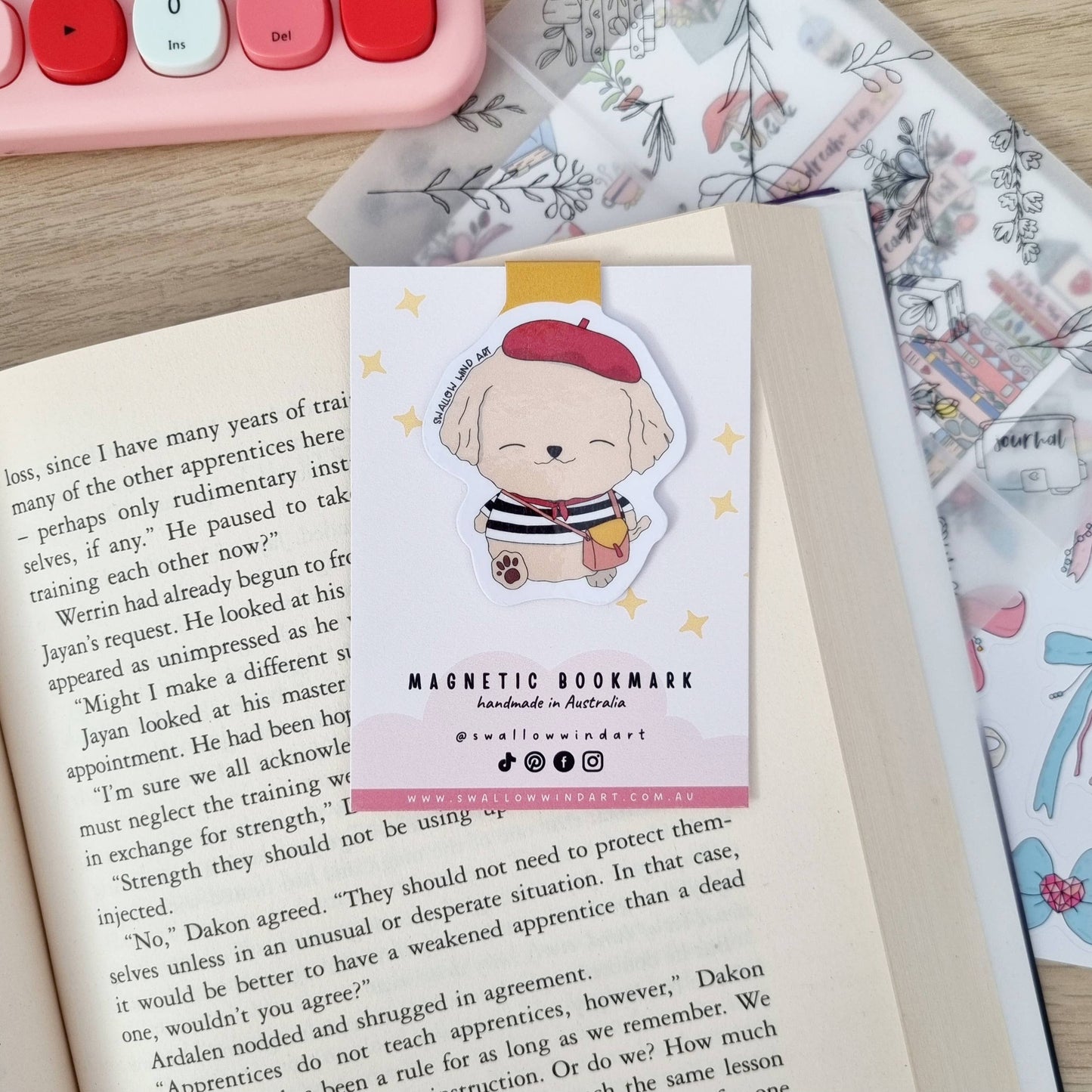 Magnetic Bookmark - Groodle The Artist