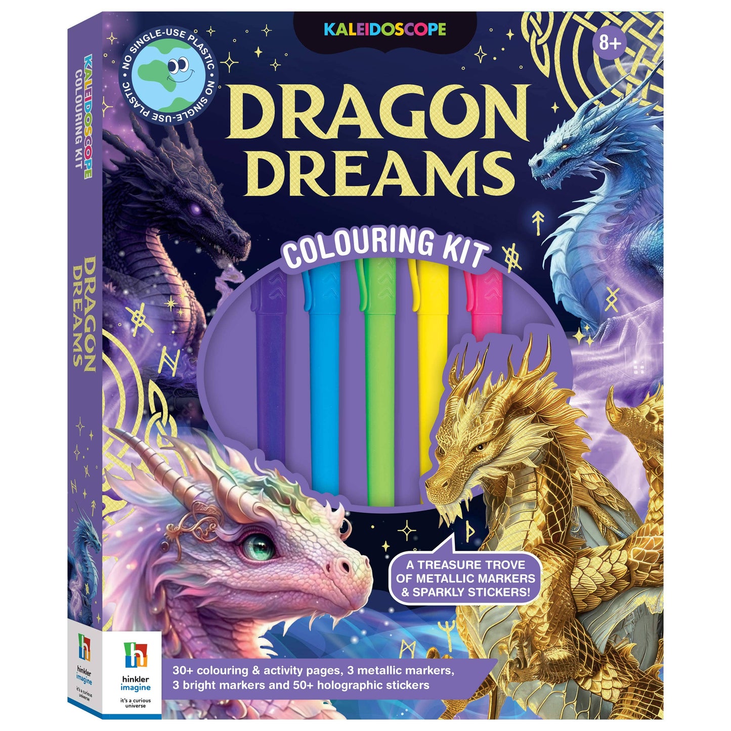 Kaleidoscope Colouring Kit Dragon Dreams