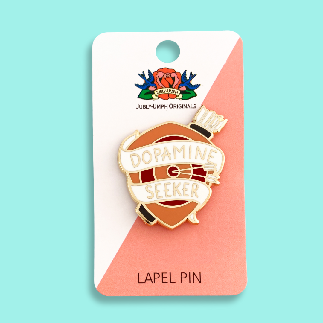 Dopamine Seeker Lapel Pin