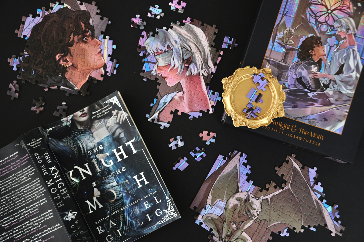 Pre-order: The Knight & The Moth Jigsaw Puzzle (1000 Pieces) - Officially Licensed || The Stonewater Kingdom