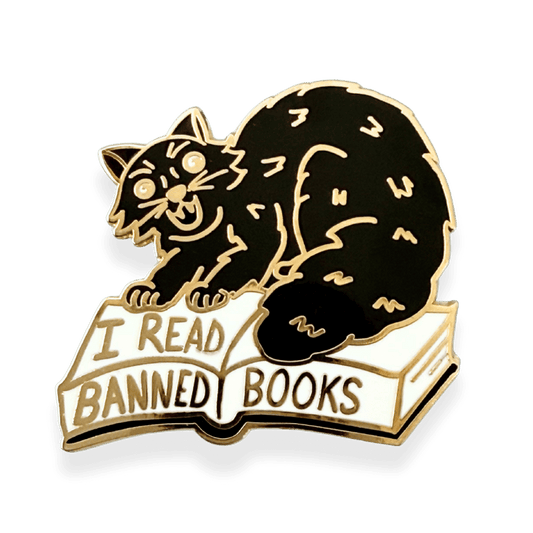 I Read Banned Books Lapel Pin