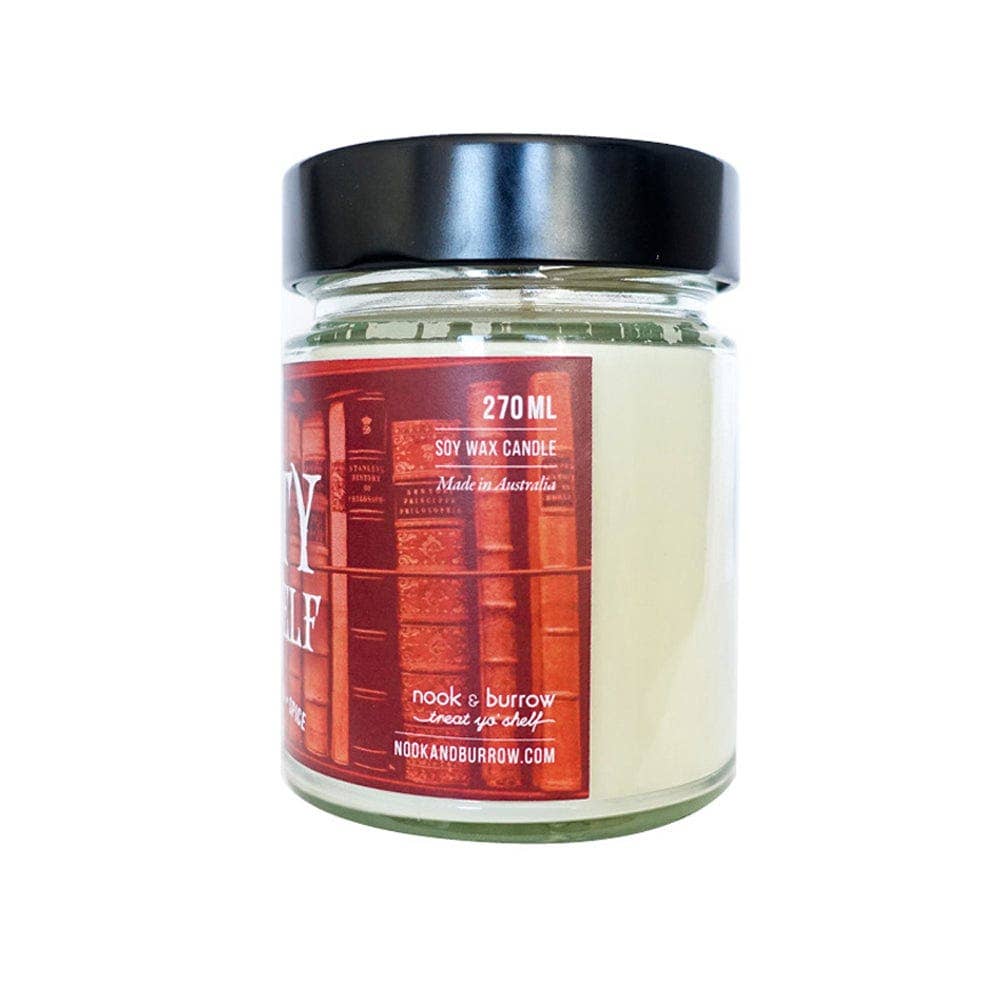 Dusty Bookshelf | candle: 270ml - 30+ hour burn time