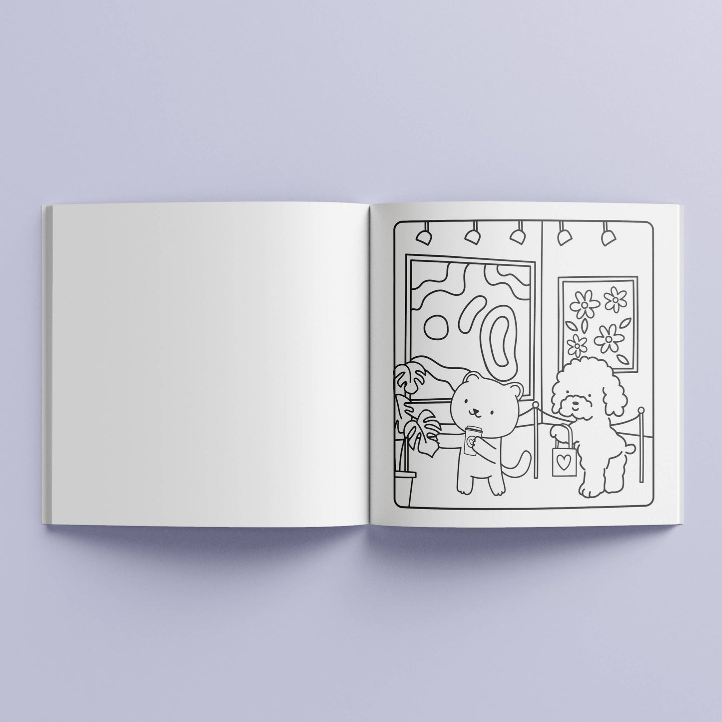Sunny Vibes Comfy & Cosy Colouring Book