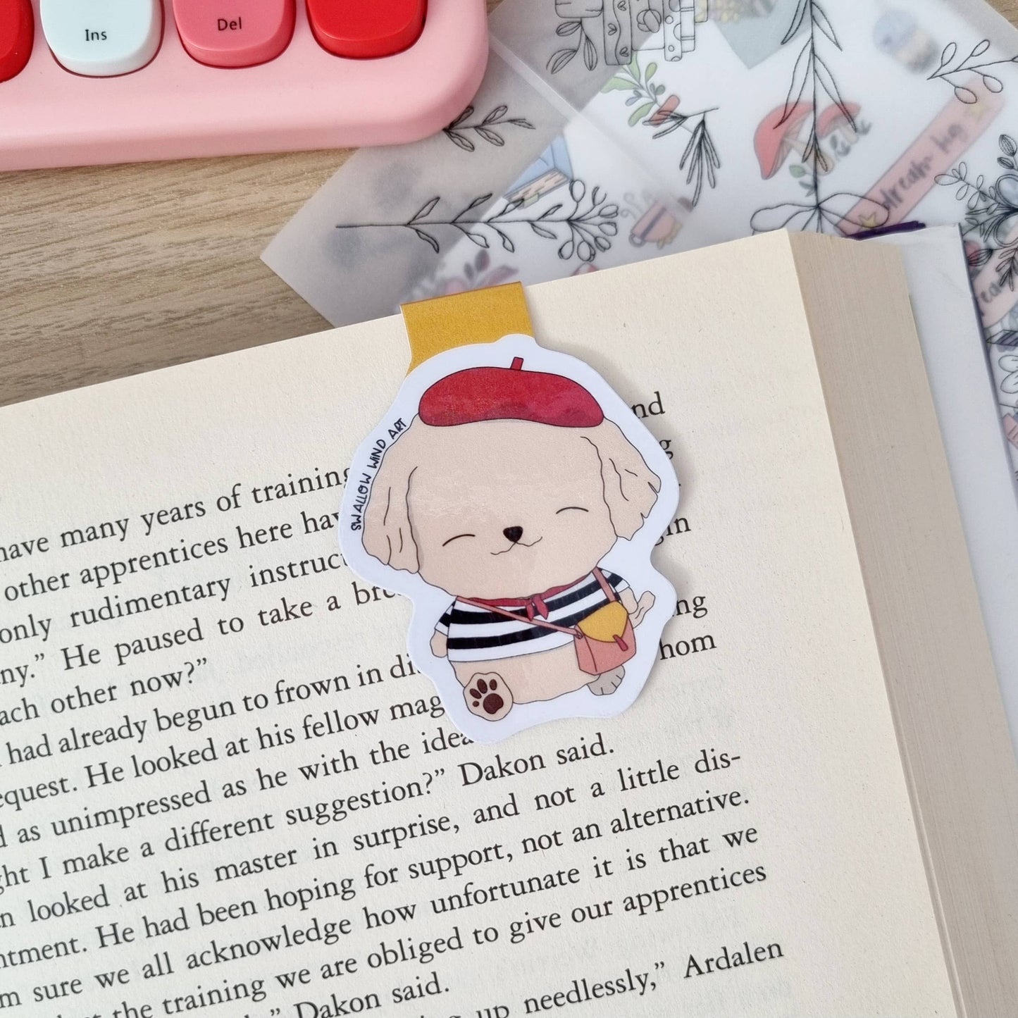 Magnetic Bookmark - Groodle The Artist