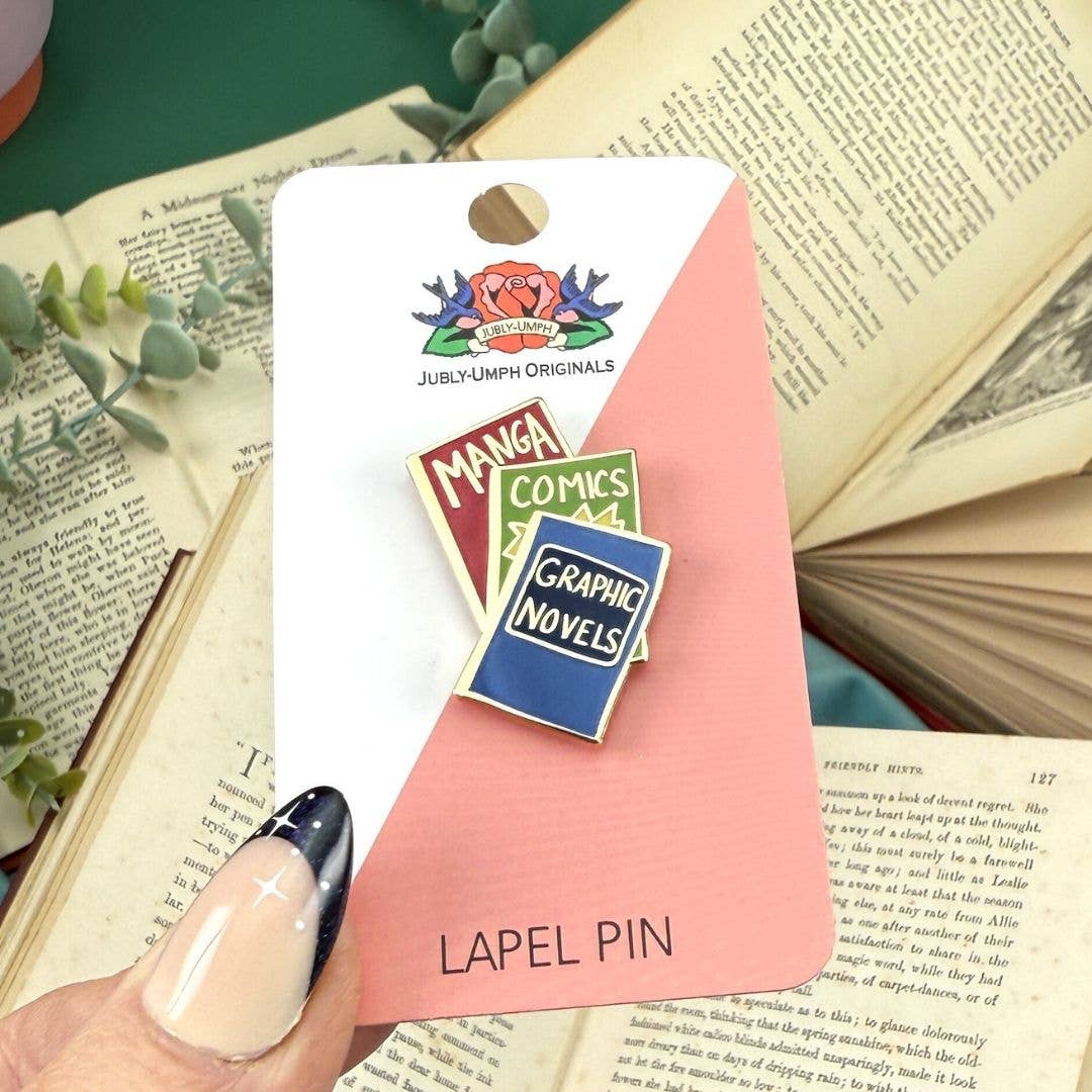 Manga Comics Graphic Novels Lapel Pin