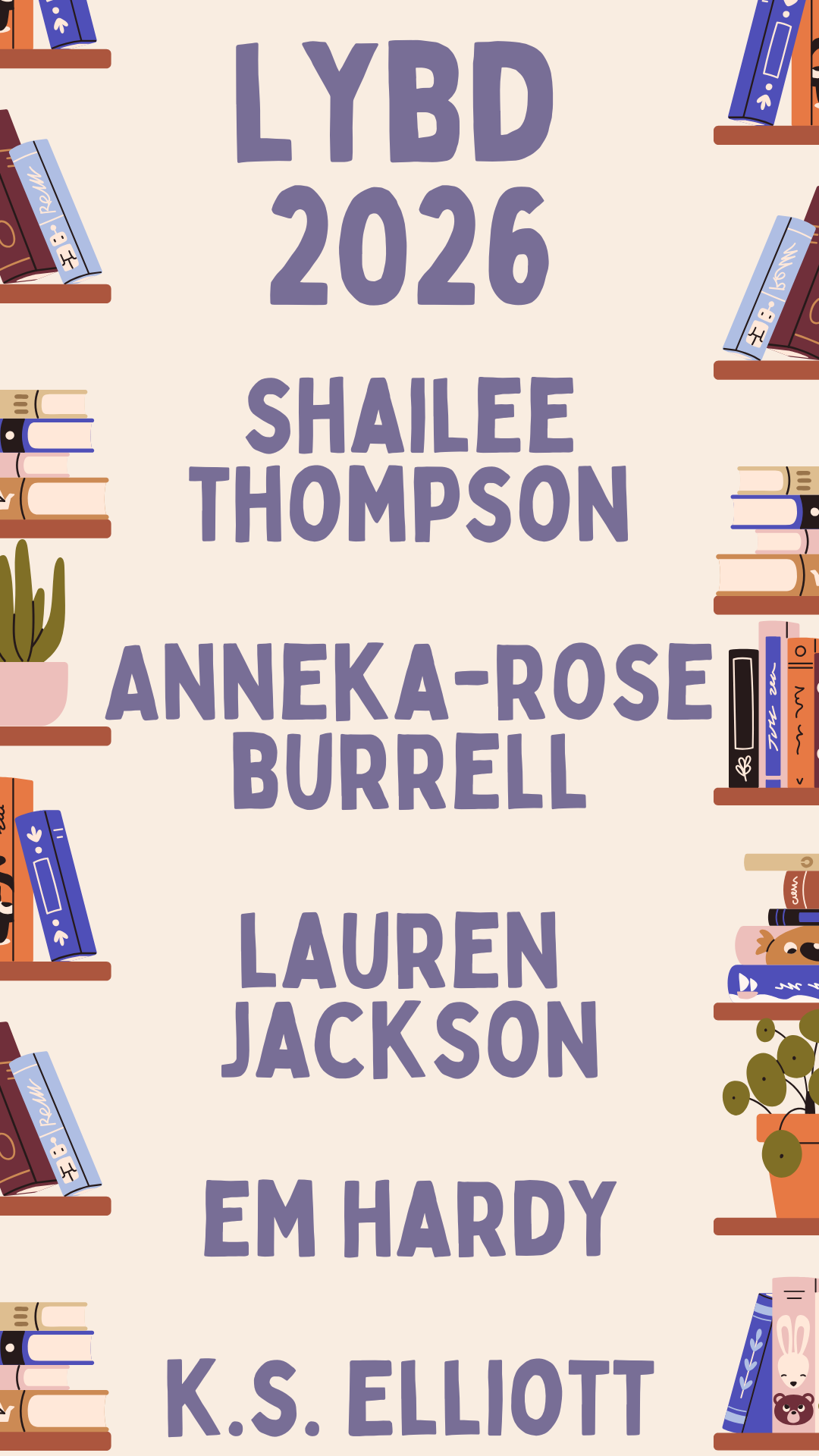 LYBD Book Signings