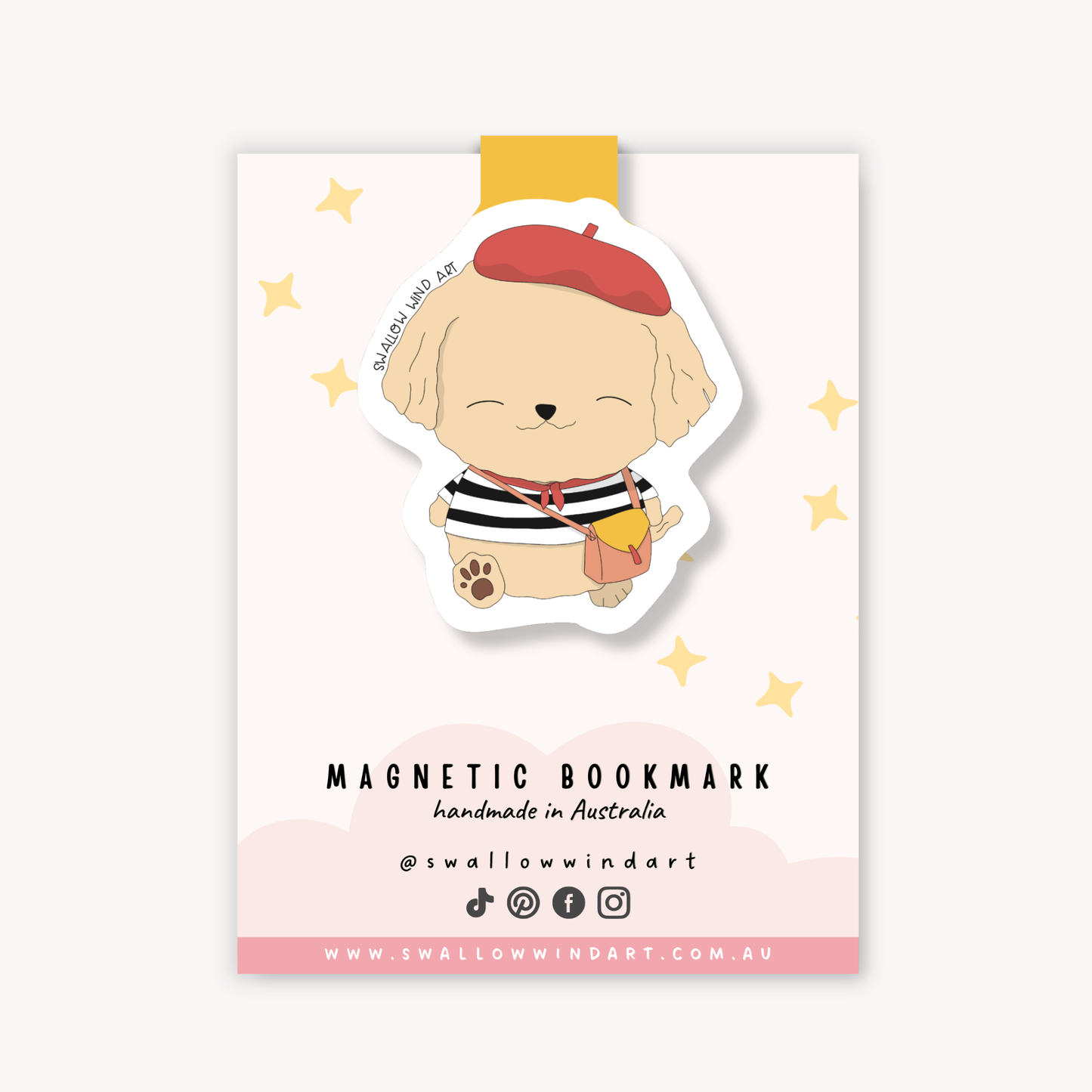 Magnetic Bookmark - Groodle The Artist