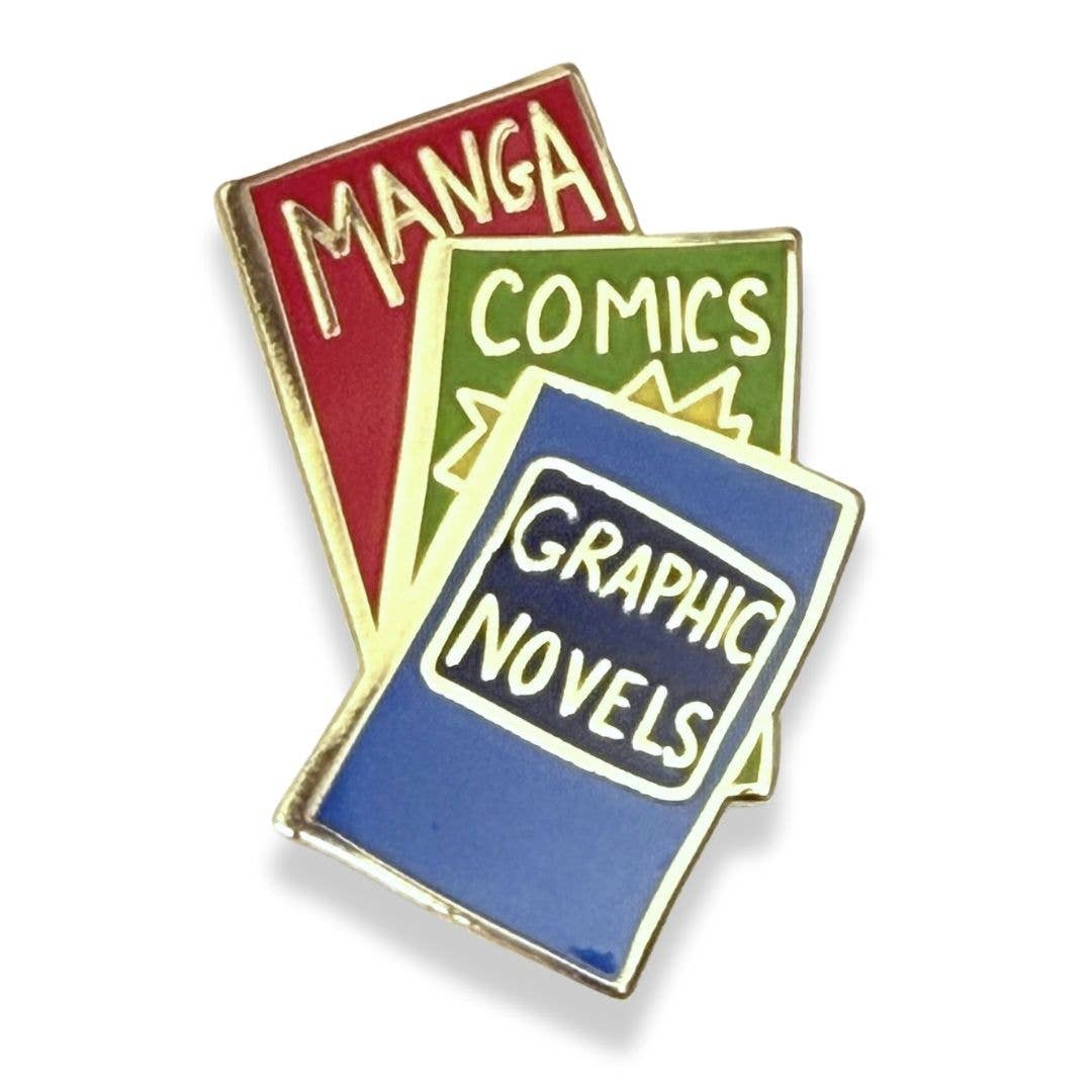 Manga Comics Graphic Novels Lapel Pin