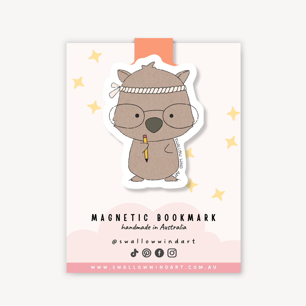 Magnetic Bookmark - Wombat Study Buddy – Fiction Over Reality