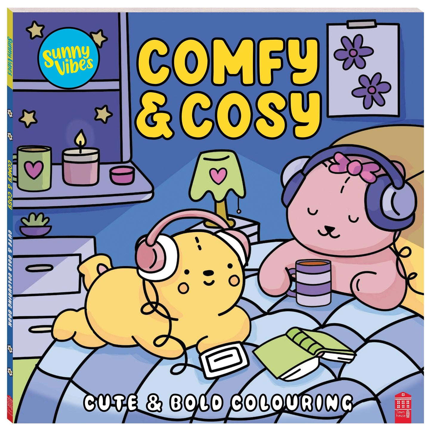 Sunny Vibes Comfy & Cosy Colouring Book