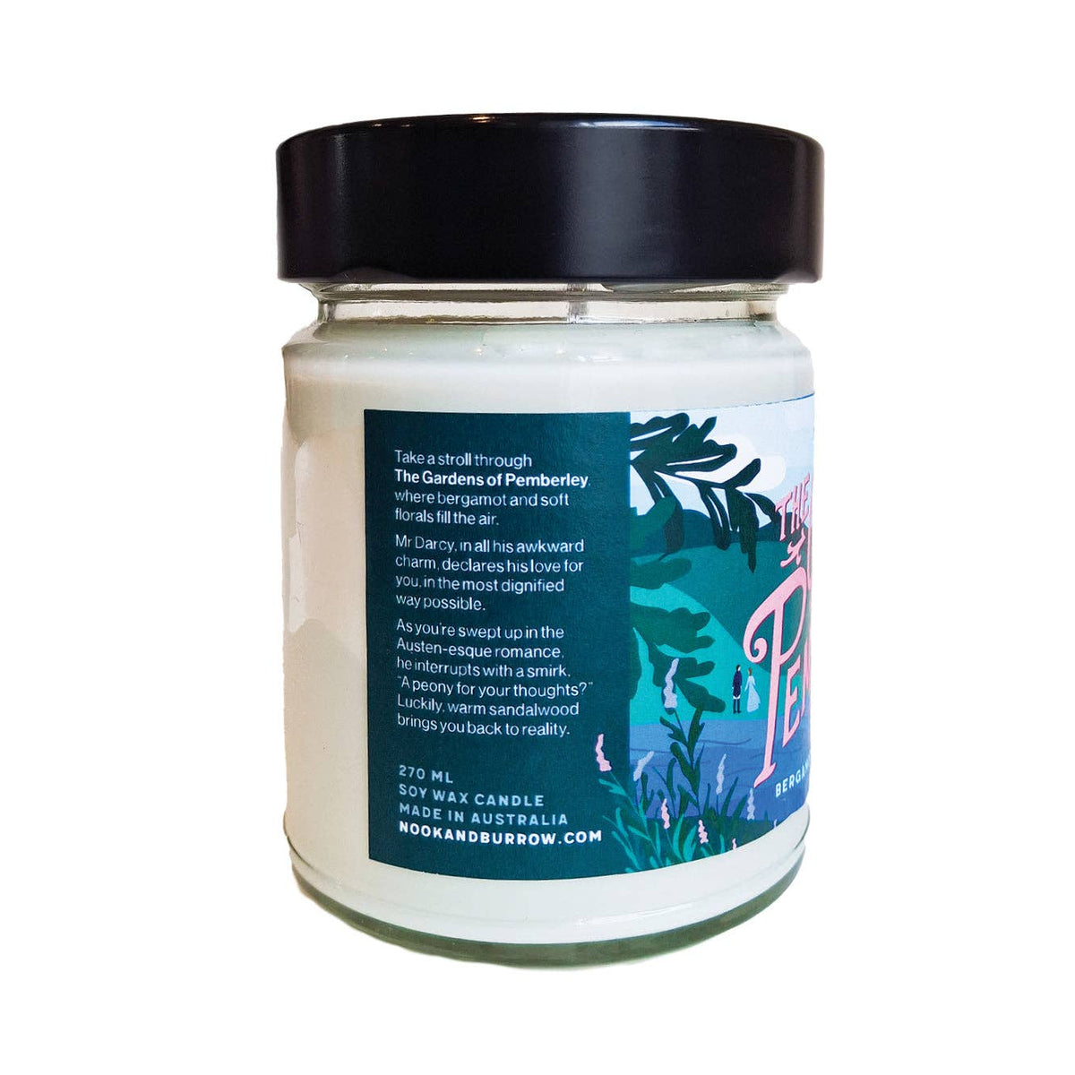 The Gardens of Pemberley | candle: 270ml - 30+ hour burn time