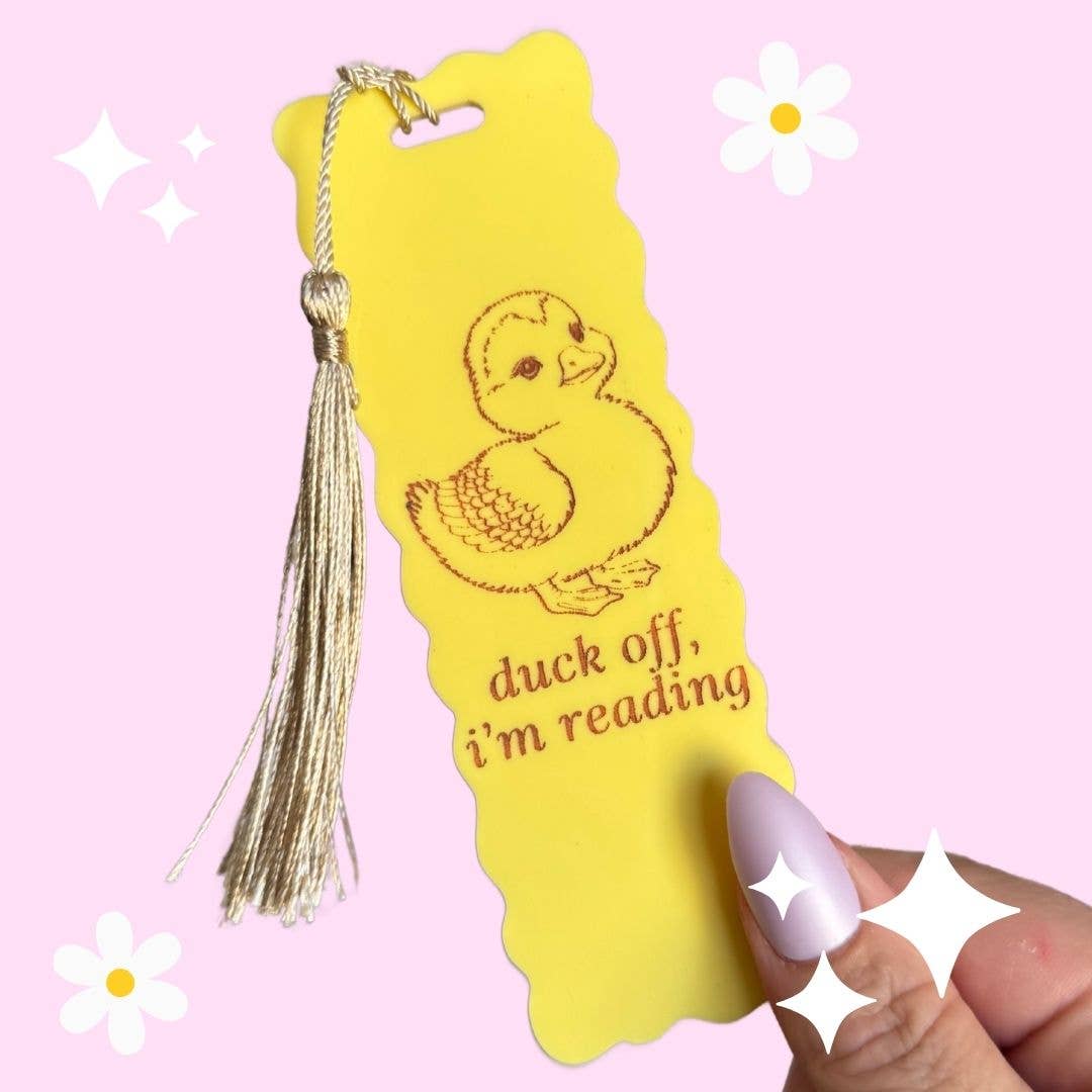 Duck Off Book Mark (Quirky, Funky, Kawaii,Y2K)