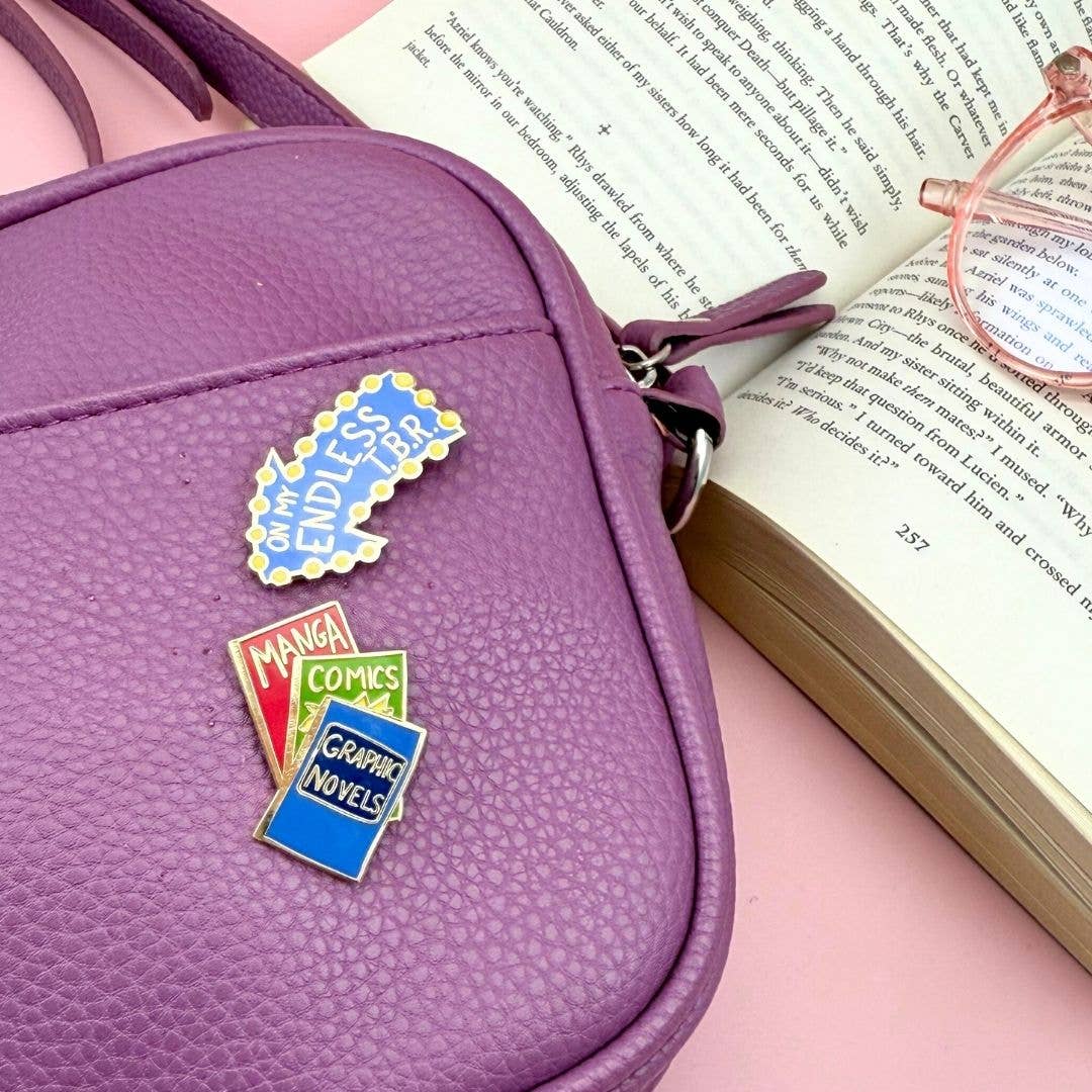Manga Comics Graphic Novels Lapel Pin