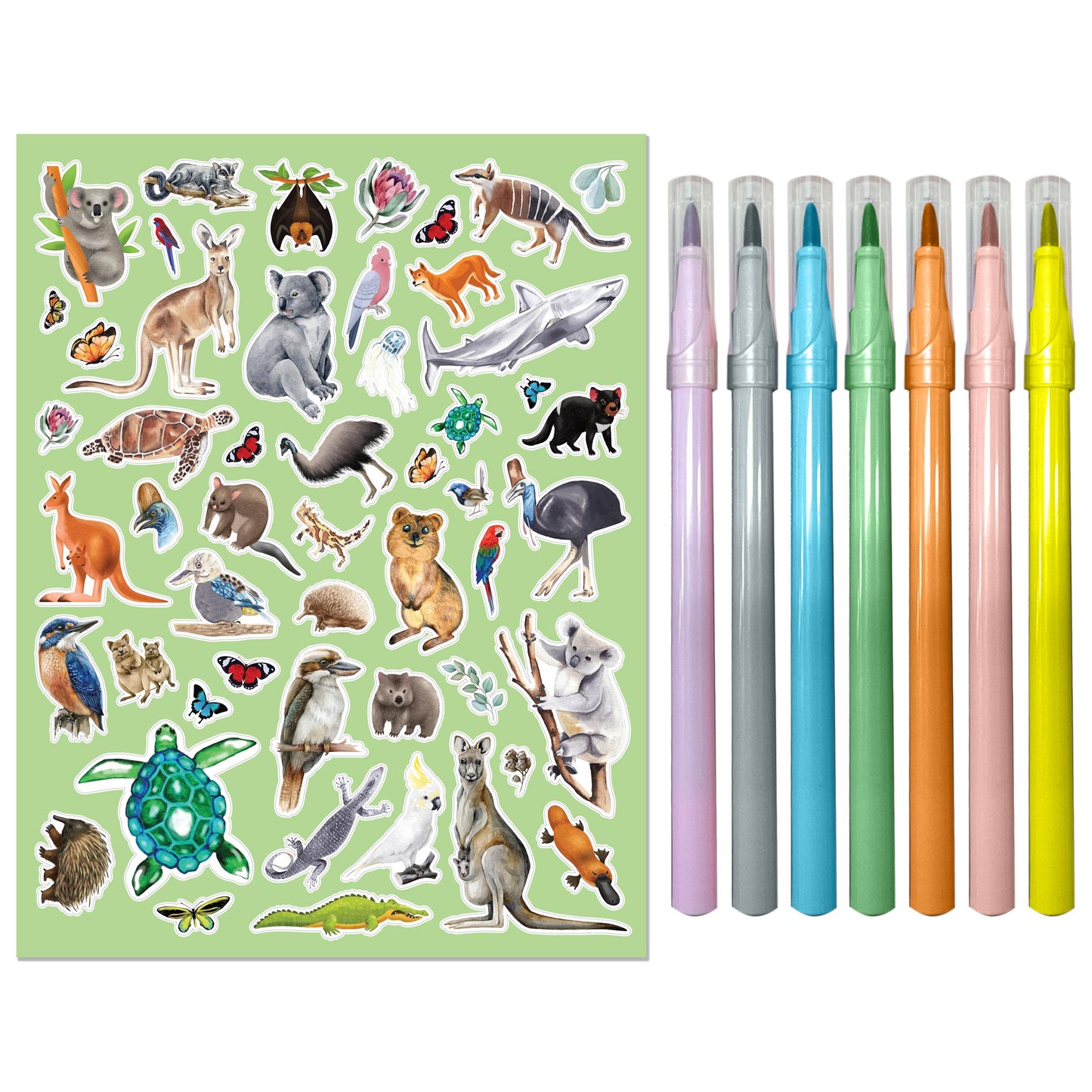 Kaleidoscope Colouring Australian Wildlife Kit