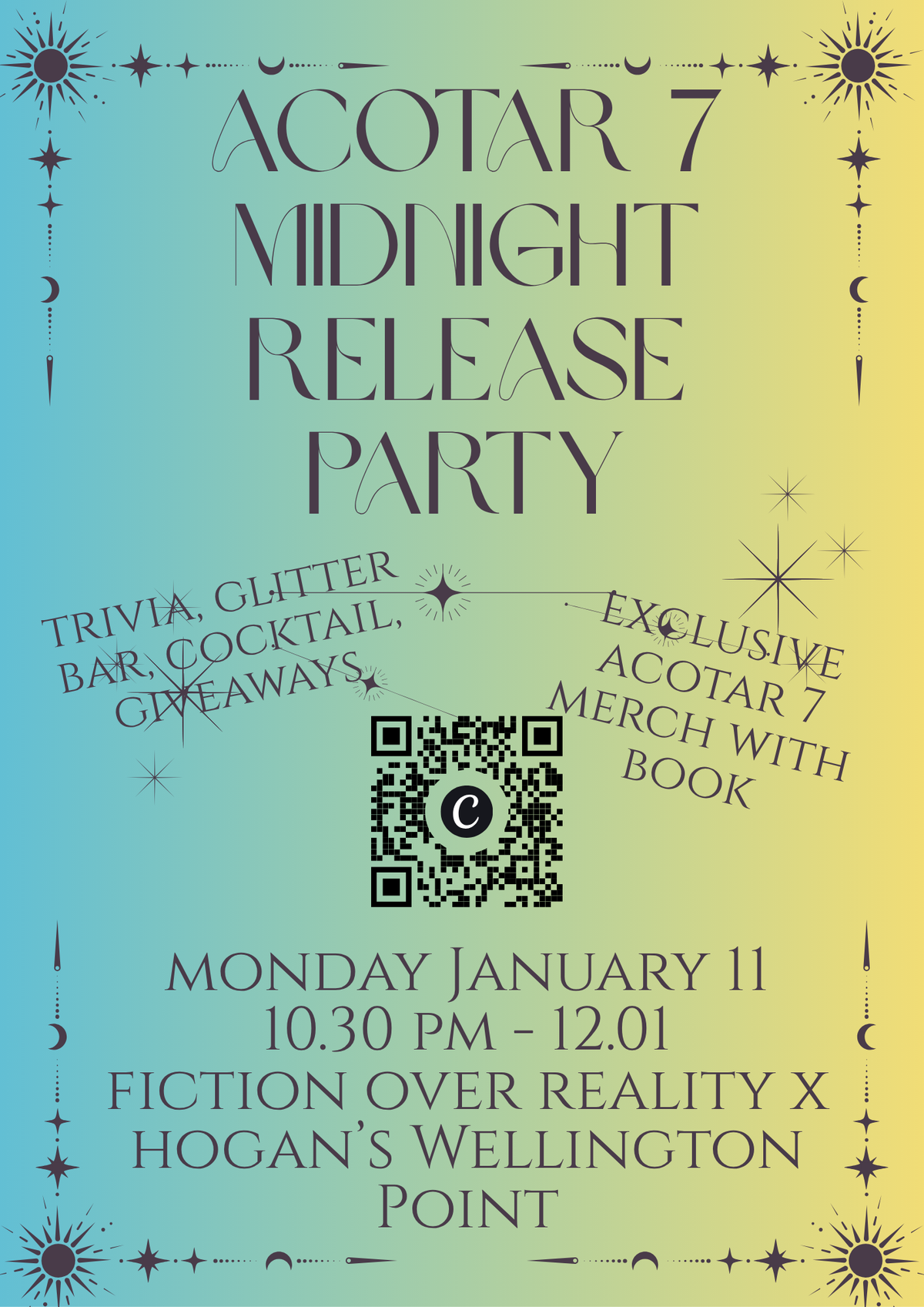 MIDNIGHT RELEASE PARTY: ACOTAR 7 A Court of Forgotten Melody