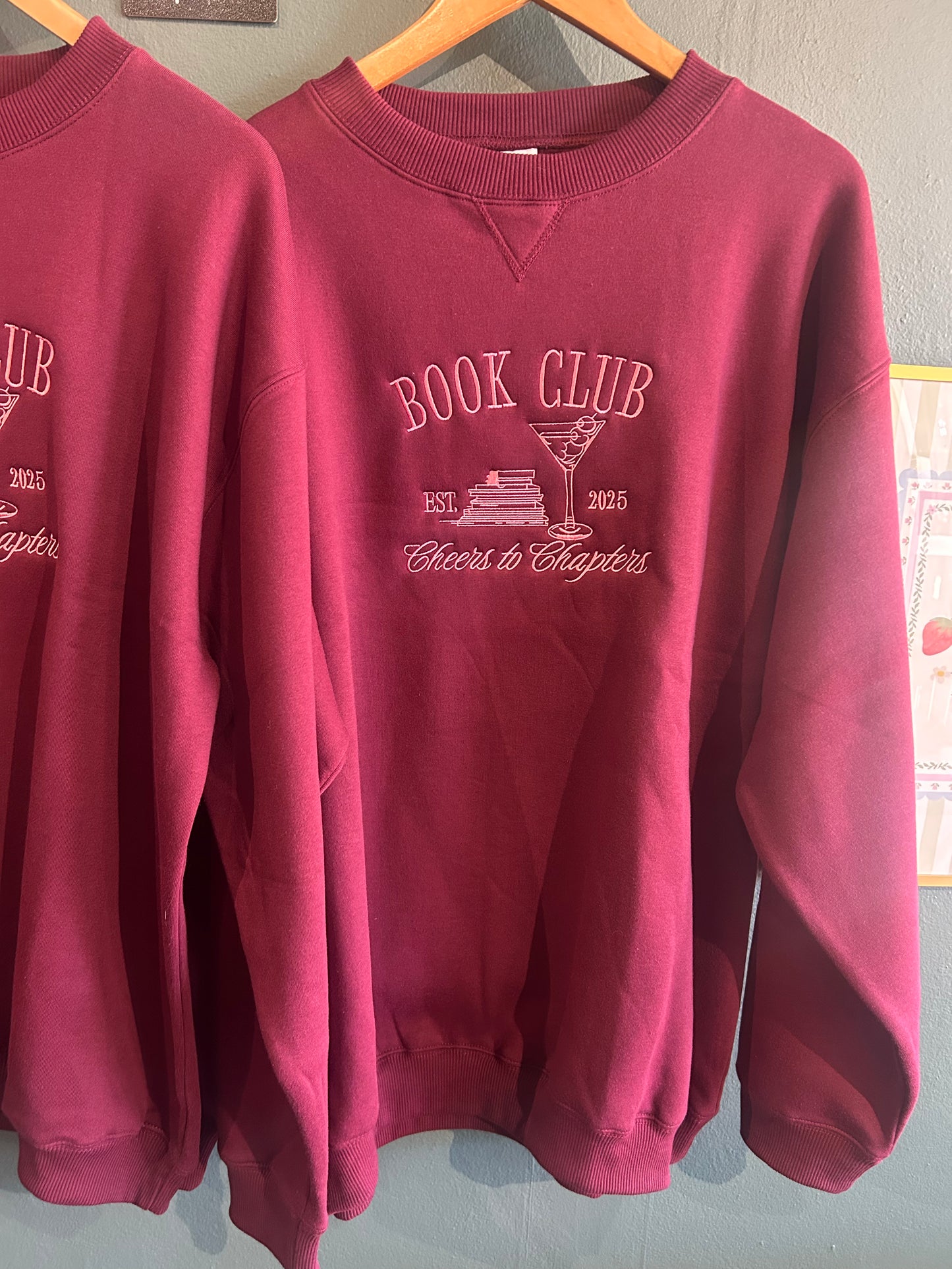 Pre-order: Book Club Embroidered Jumper