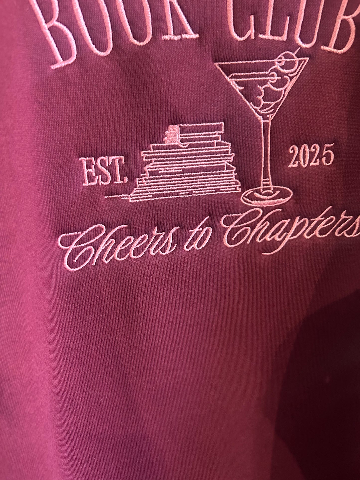 Pre-order: Book Club Embroidered Jumper