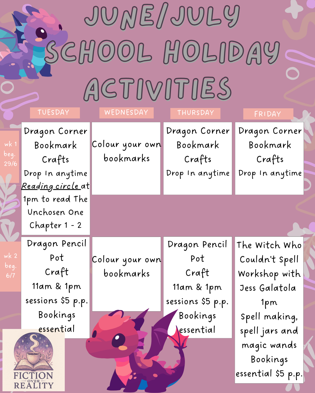 School Holiday Activities: Dragon Pencil Pot Crafting