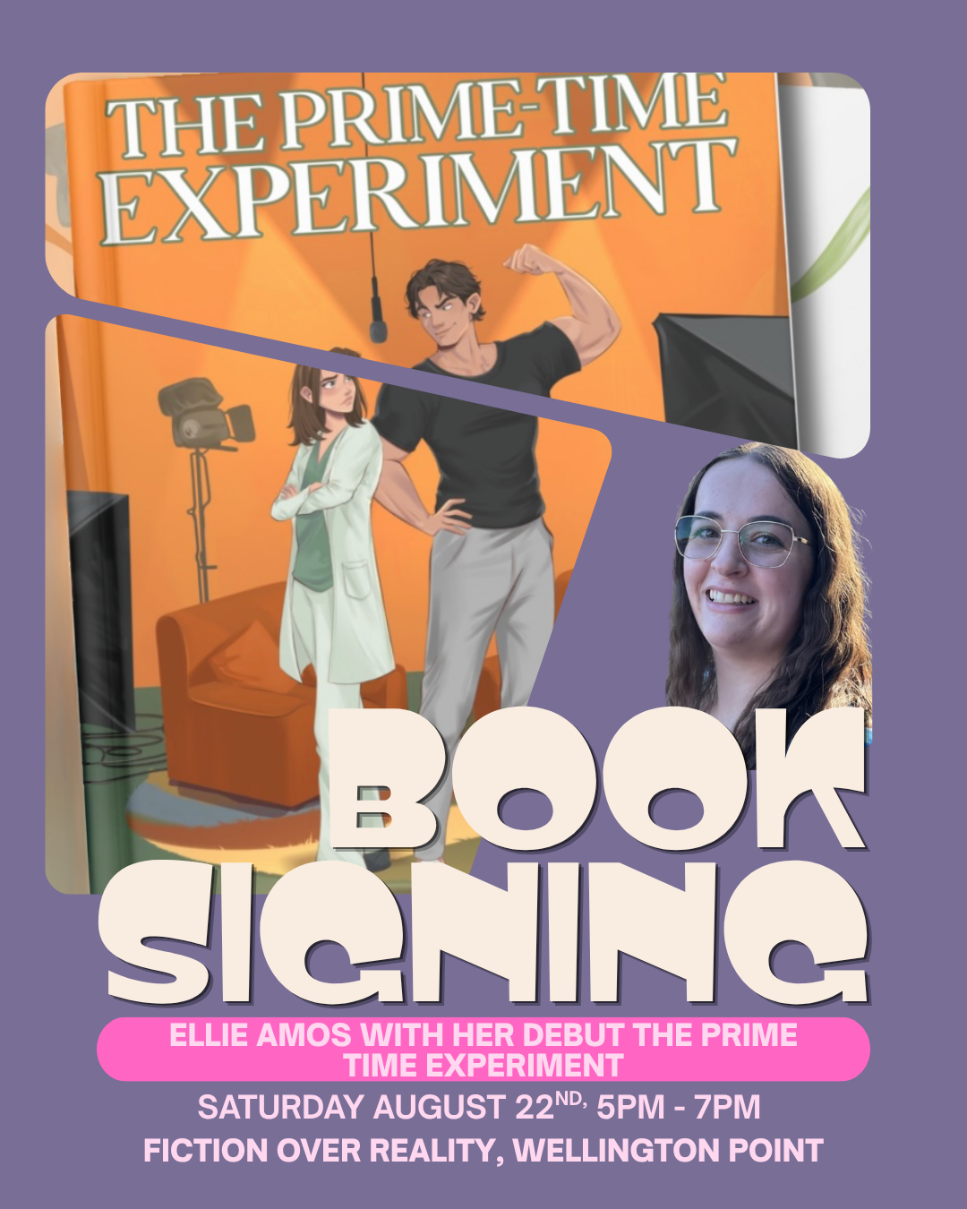 Book Release Party: Ellie Amos 'The Prime Time Experiment'