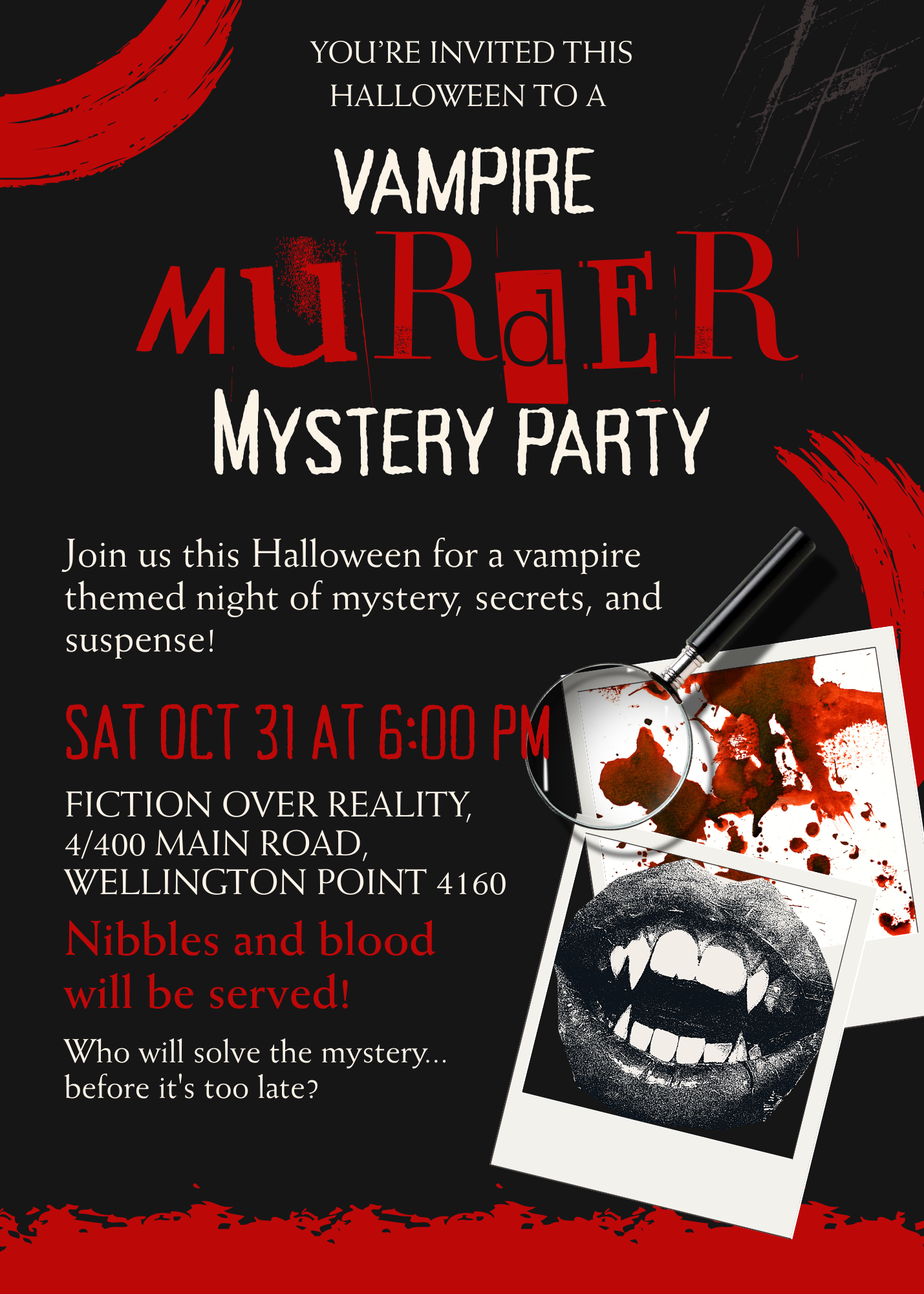 Vampire Murder Mystery Party