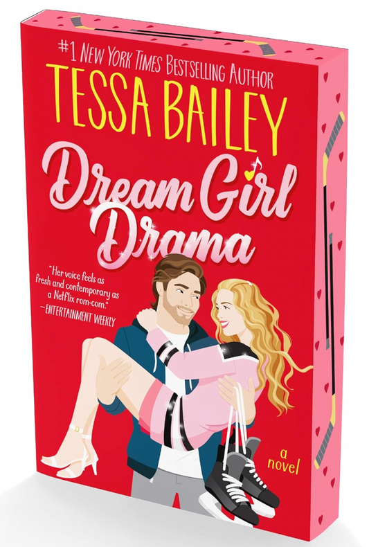 Dream Girl Drama by Tessa Bailey with sprayed edges