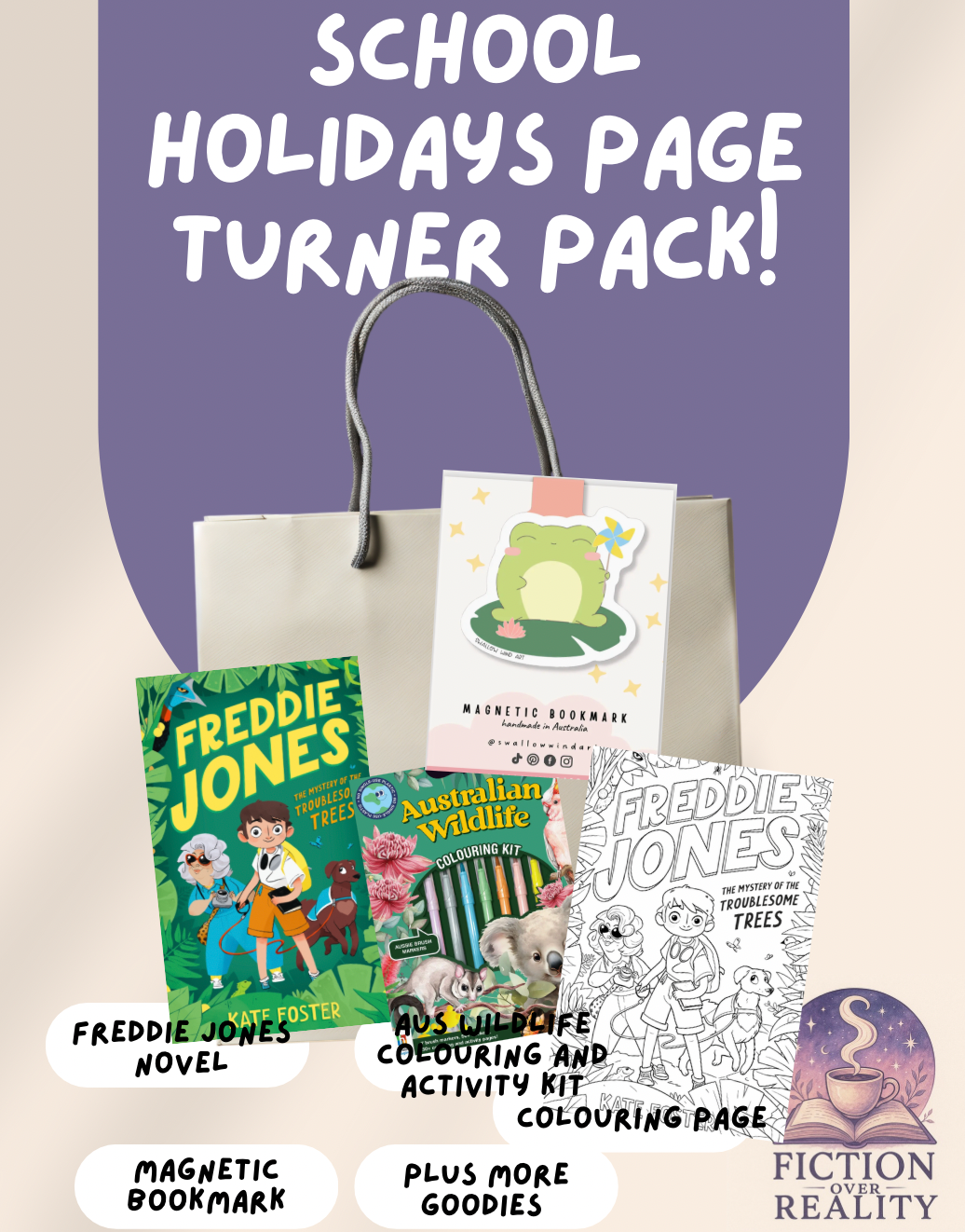 School Holiday Page Turner Packs - Freddie Jones