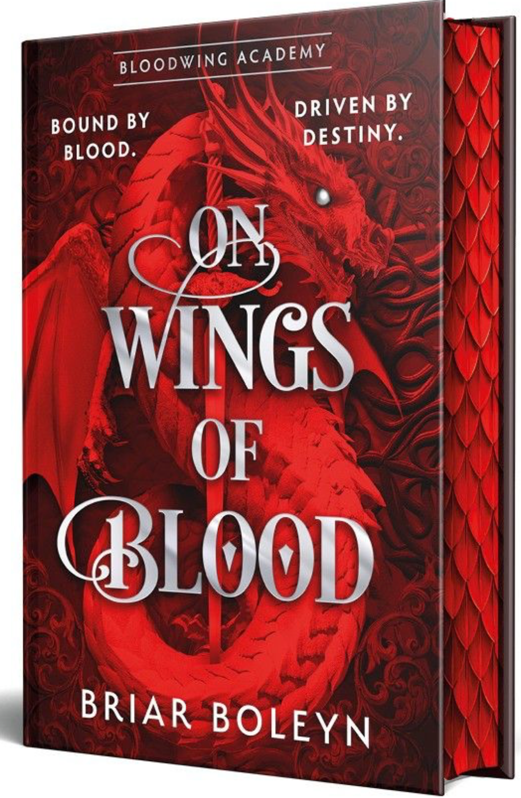 On Wings of Blood [HB Special Edition]: The new and hottest, MUST-READ dark academia, enemies-to-lovers fantasy romance, with dragons and vampires, for 2025! (Bloodwing Academy, Book 1)