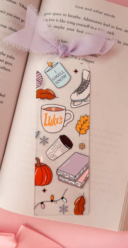Fated Pages Acrylic Bookmark - I smell snow