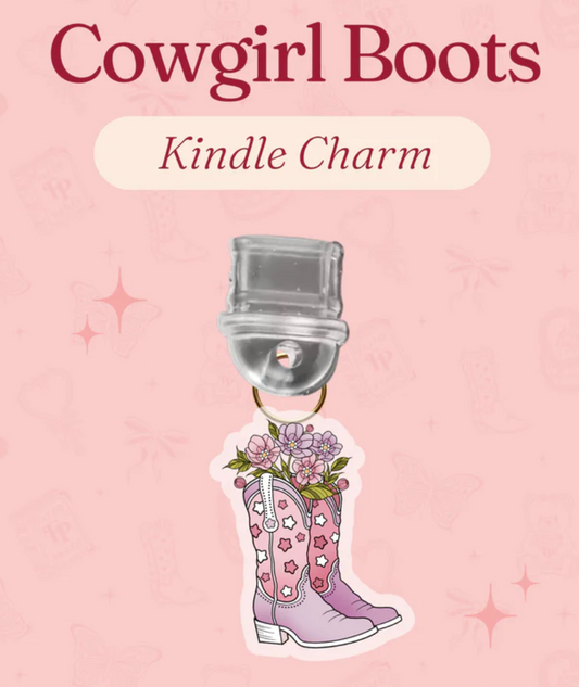 Cowgirl Boots E-Reader Kindle Phone Charm