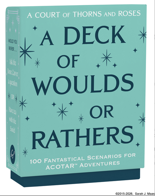 Pre-order: A Court of Thorns and Roses: A Deck of Woulds or Rathers