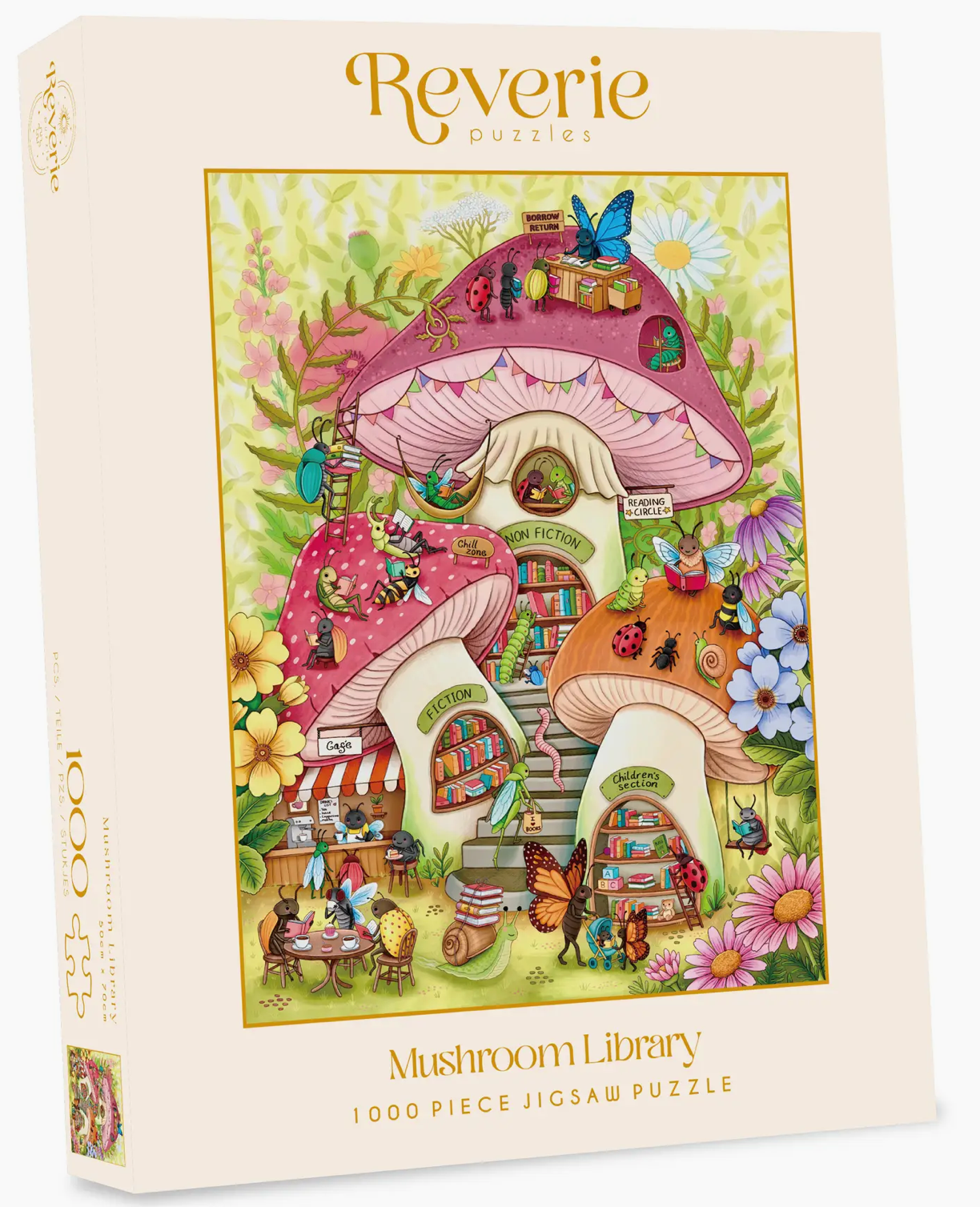 Pre-order: Mushroom Library Jigsaw Puzzle (1000 Pieces)