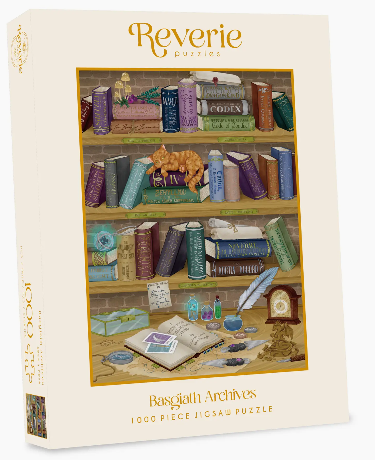 Pre-order: Basgiath Archives Jigsaw Puzzle (1000 Pieces) - Officially Licensed || Fourth Wing
