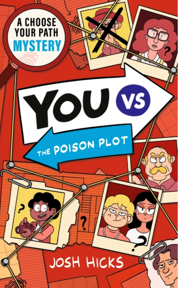 YOU VS The Poison Plot Murder Mystery Choose Your Path Puzzle for fans of interactive adventures like Cluedle, Murdle Junior and gamers age 9-12