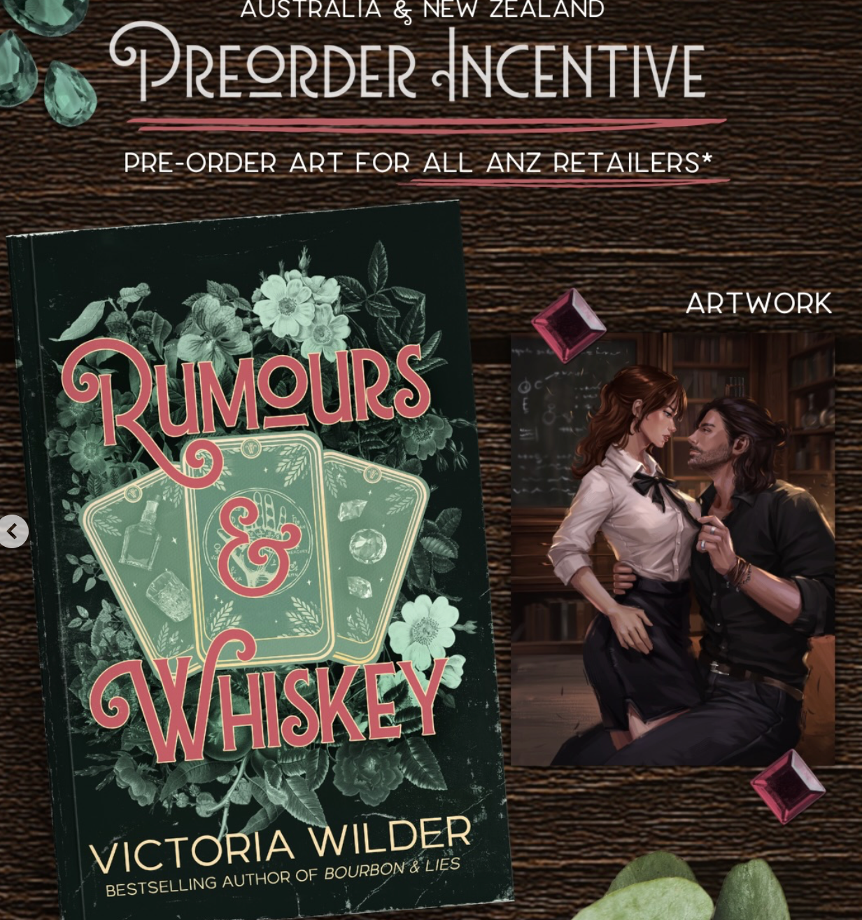 Pre-order: Rumours and Whiskey by Victoria Wilder