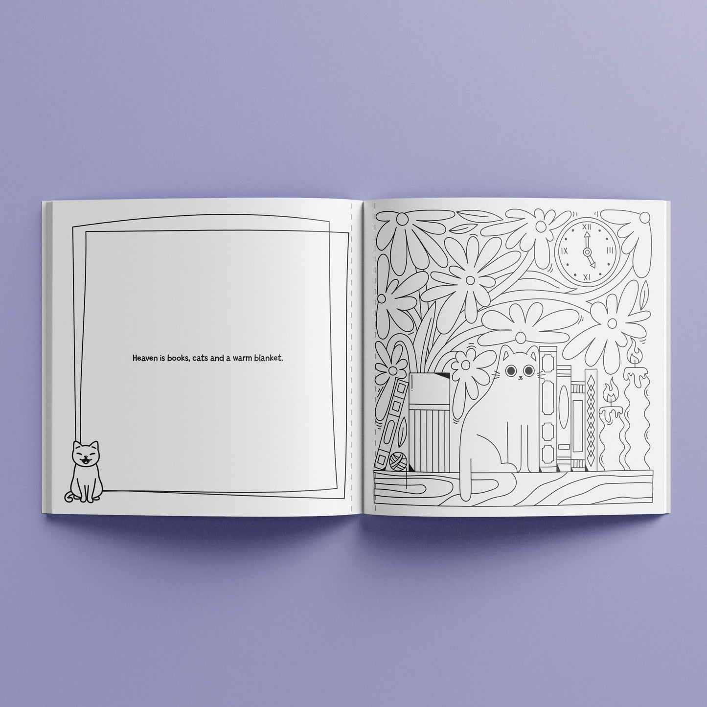Art Maker Creative Colouring: All I Need is Books & Cats