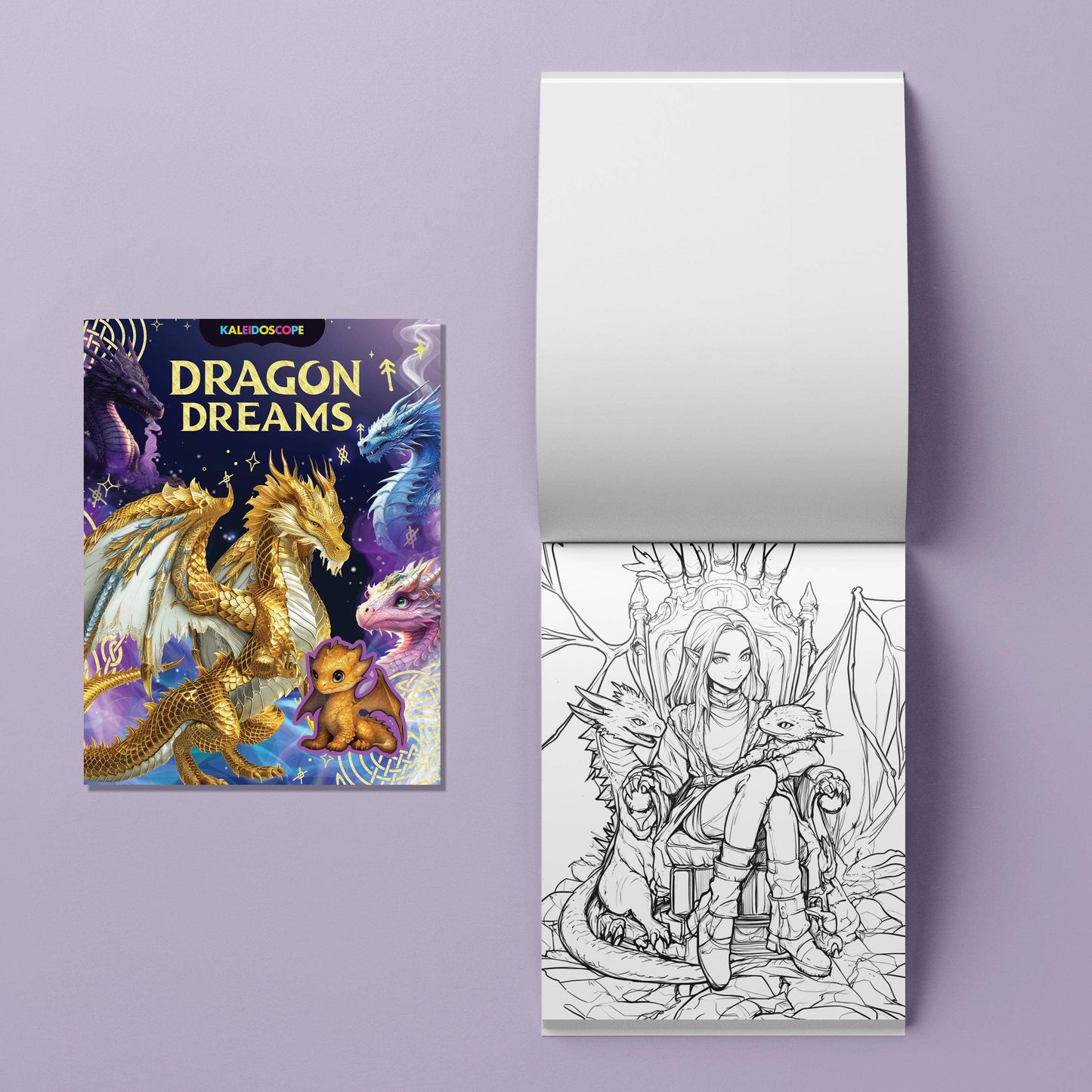 Kaleidoscope Colouring Kit Dragon Dreams