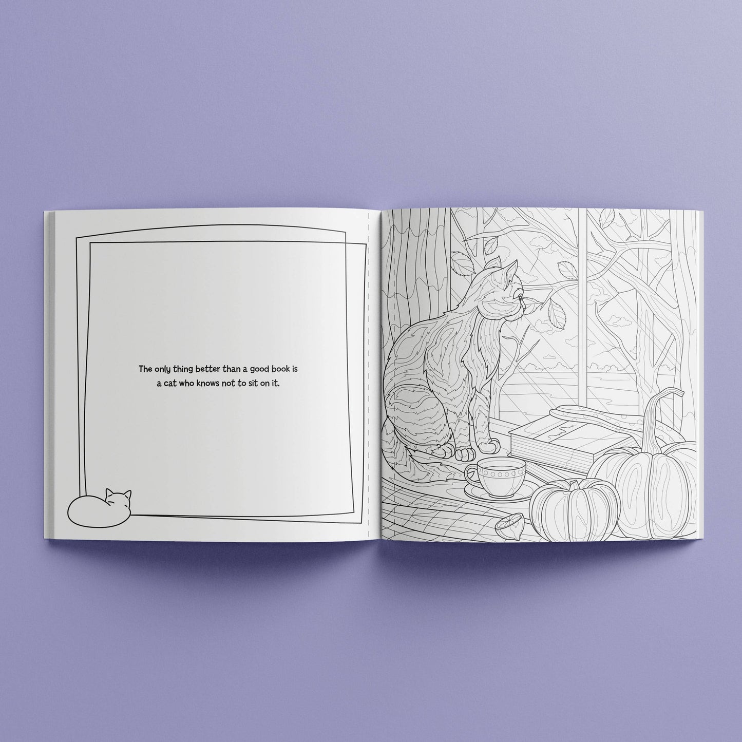 Art Maker Creative Colouring: All I Need is Books & Cats