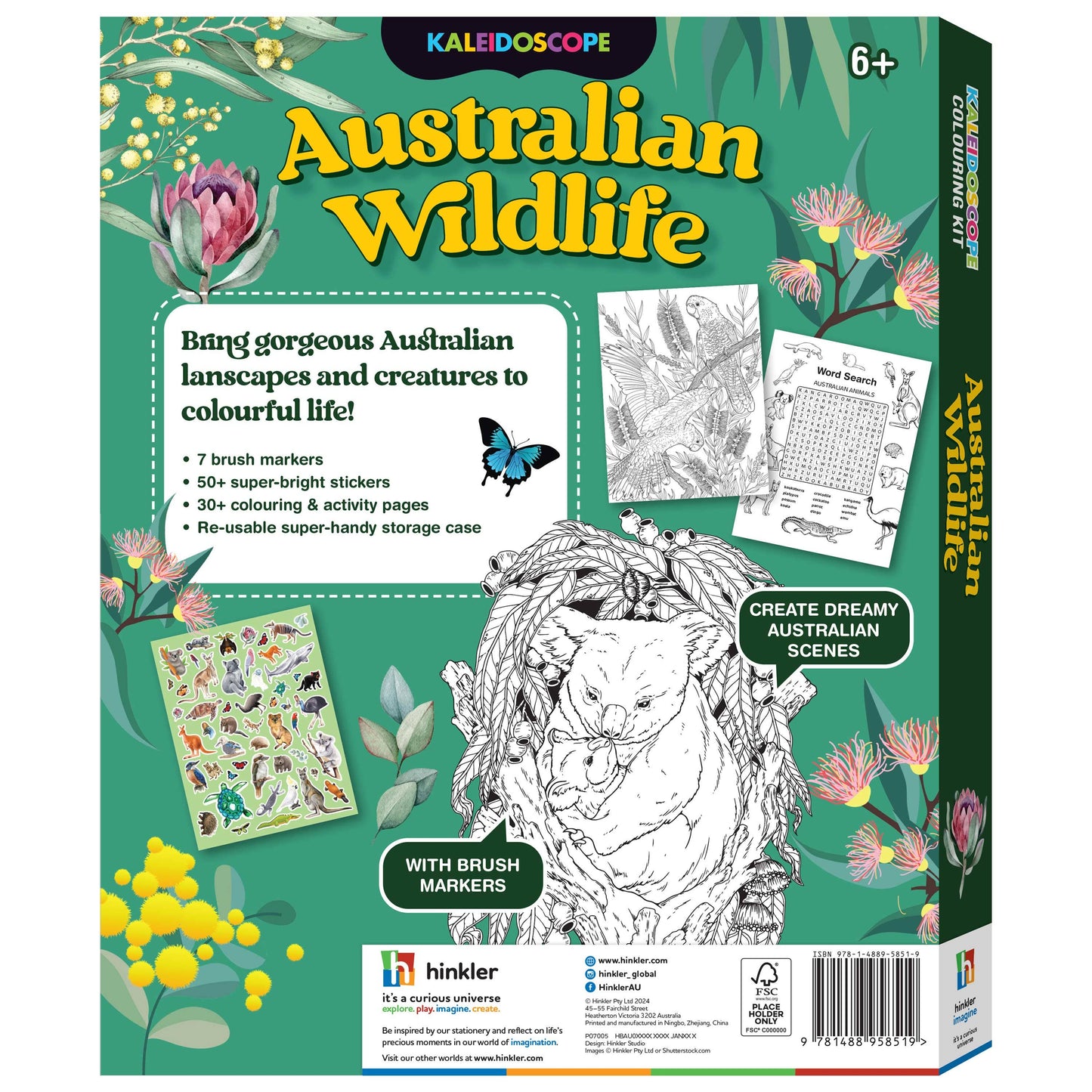 Kaleidoscope Colouring Australian Wildlife Kit