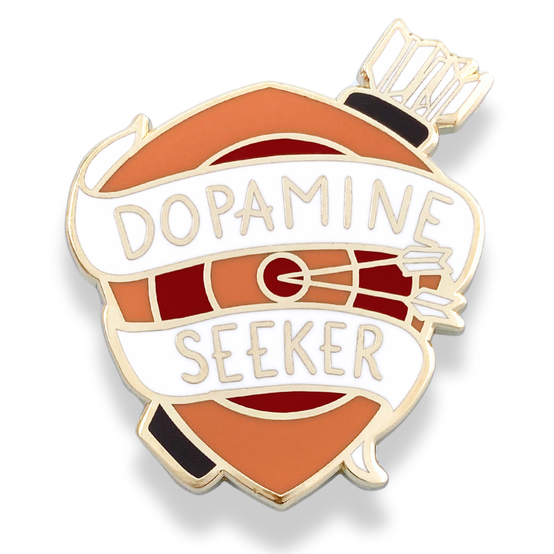 Dopamine Seeker Lapel Pin
